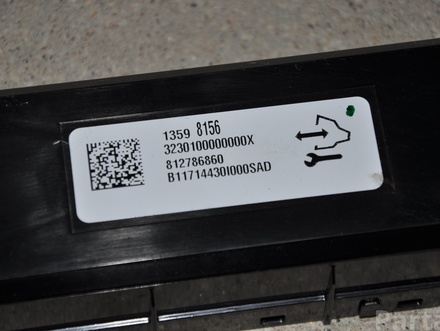 CHEVROLET 13598156 CAMARO 2016 Control Unit, air conditioning