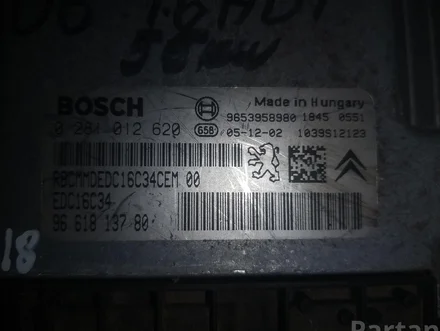 Citroën 9853958980 9661813780 / 98539589809661813780 BERLINGO (MF) 2006 Valdymo blokas variklio