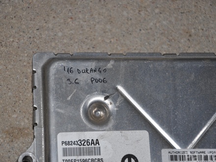 DODGE P68243326AA ; 68243326AA ; T00EP15965CRCBS / P68243326AA, 68243326AA, T00EP15965CRCBS DURANGO (WD) 2016 Control unit for engine