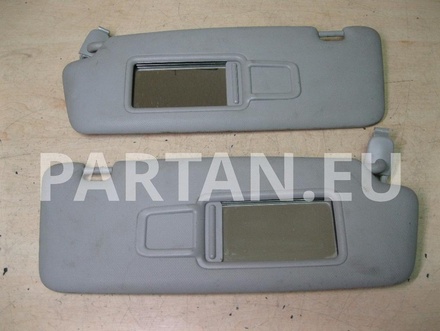 AUDI 8K0 857 551, 8K0 857 552 / 8K0857551, 8K0857552 A1 (8X1, 8XK) 2011 Sun Visor with mirror Kit