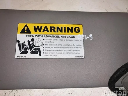 Volvo 30653404 S60 II 2011 Sun Visor with mirror with light right side