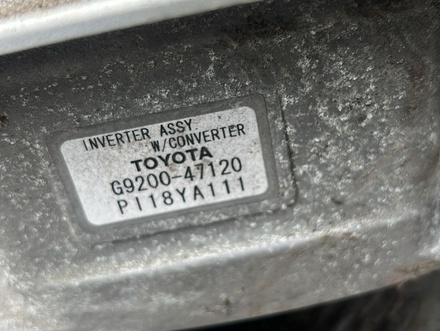 TOYOTA G9200-47120 / G920047120 PRIUS Hatchback (_W2_) 2007 Inverter