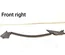 Porsche 9J1837391 Taycan 4S 2022 Door Seal Right Front - Thumbnail 1