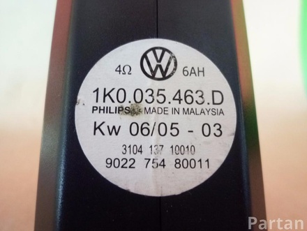 VW 1K0 035 463 D / 1K0035463D GOLF V (1K1) 2007 Suppression filter