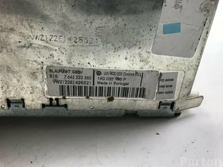 Volkswagen 1K0035186P TOURAN (1T1, 1T2) 2010 Radio / CD