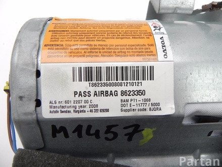 OPEL 14096201LH ZAFIRA TOURER C (P12) 2015 Front Passenger Airbag