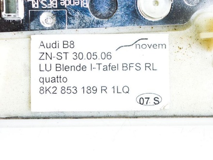 AUDI 8K2853189R A4 (8K2, B8) 2009 soporte, cubierta