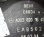 MERCEDES-BENZ A2038201642 KLASA C (W203) 2007 Silnik nastawczy klapy regulacji temperatury