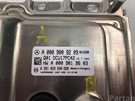 Mercedes-Benz A0009009209; 0281033030 / A0009009209, 0281033030 C-CLASS (W205) 2016 Valdymo blokas variklio