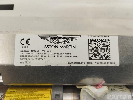 Aston Martin KY53-B14K159-AA, KY53B14K159AA, 307211710AB / KY53B14K159AA, KY53B14K159AA, 307211710AB DB11 (AM5) 2019 Side Airbag Right