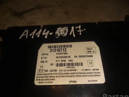 Volvo 31310712 XC60 2010 Sterownik  'Bluetooth'