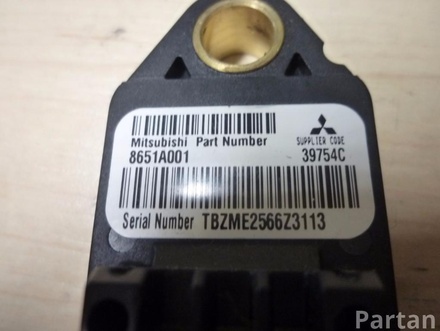 MITSUBISHI 8651A001 OUTLANDER II (CW_W) 2007 Impact Crash Sensor 