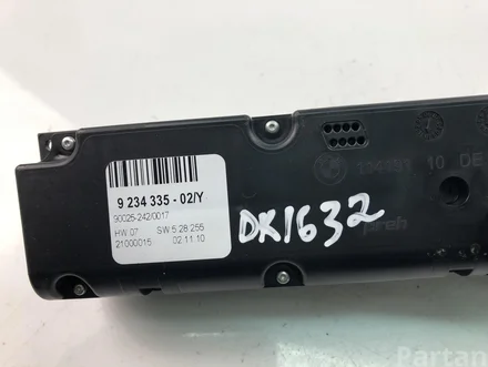 BMW 9234335 X5 (E70) 2012 Automatic air conditioning control