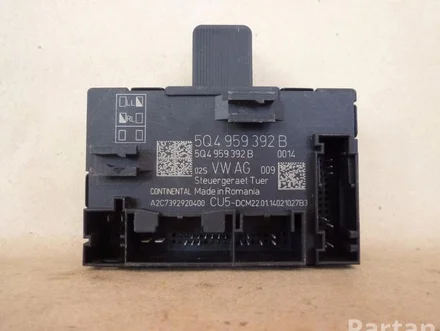 Volkswagen 5Q4 959 392 B / 5Q4959392B GOLF VII (5G1, BQ1, BE1, BE2) 2014 Control unit for door Left Front