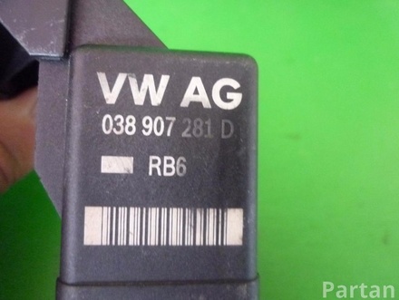 Volkswagen 038 907 281 D / 038907281D GOLF VI (5K1) 2010 Przekaźnik, układ ogrzewania wstępnego