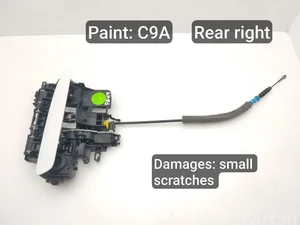 Porsche 9J1839886A Taycan 2023 Manecilla de puerta Right Rear