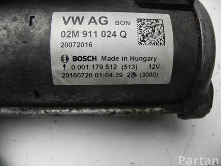 SKODA 02M 911 024 Q / 02M911024Q RAPID (NH3) 2016 Starter