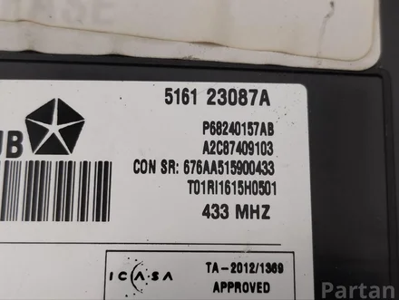 Dodge 68240157AB DURANGO (WD) 2015 Control unit for access and start authorisation (kessy)