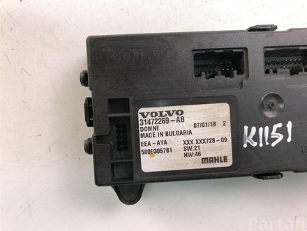 Volvo 31472269AB S90 II 2018 Control Unit, air conditioning