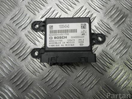 OPEL 13354543 ASTRA J 2012 Control unit for park assist