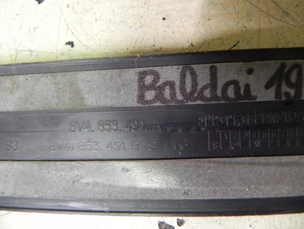 Audi 8V4 853 491 D, 8V4 853 491 A, 8V4 853 491 B, 8V4 853 491 H, 8V4 853 491 E, 8V4 853 491 G / 8V4853491D, 8V4853491A, 8V4853491B, 8V4853491H, 8V4853491E, 8V4853491G A3 Limousine (8VS, 8VM) 2014 Durų slenksčio apdaila