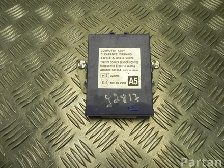 LEXUS 10R-022998, 89340-53020 / 10R022998, 8934053020 IS II (GSE2_, ALE2_, USE2_) 2009 БУ парковочного ассистента