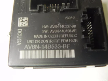 Ford AV6N-14B533-BF / AV6N14B533BF C-MAX II (DXA/CB7, DXA/CEU) 2011 Control unit for door Right Front