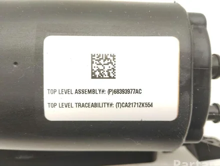 Chrysler 68393977AC Pacifica 2021 Activated charcoal canister