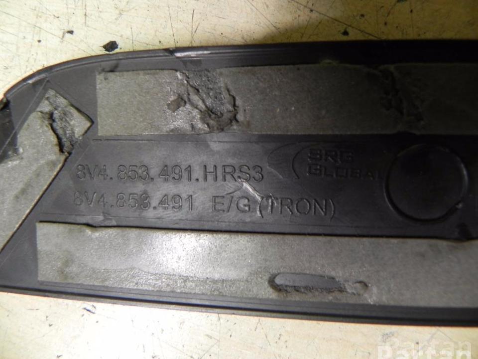 Audi 8V4 853 491 D, 8V4 853 491 A, 8V4 853 491 B, 8V4 853 491 H, 8V4 853 491 E, 8V4 853 491 G / 8V4853491D, 8V4853491A, 8V4853491B, 8V4853491H, 8V4853491E, 8V4853491G A3 Limousine (8VS, 8VM) 2014 Durų slenksčio apdaila - Full size